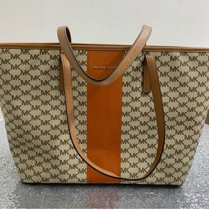 Michael Kors with Orange Stripe handbag
